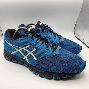Asics Gel Quantum 180 Mens Size 10.5 Blue Black Running Shoes Athletic T837N